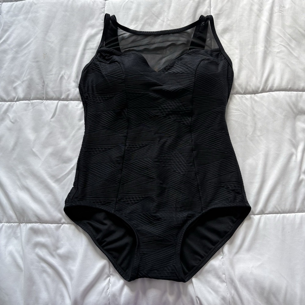 One Piece Swimsuit Womens 18Wโ Black Padded Summer Beach Feminine Gothic
